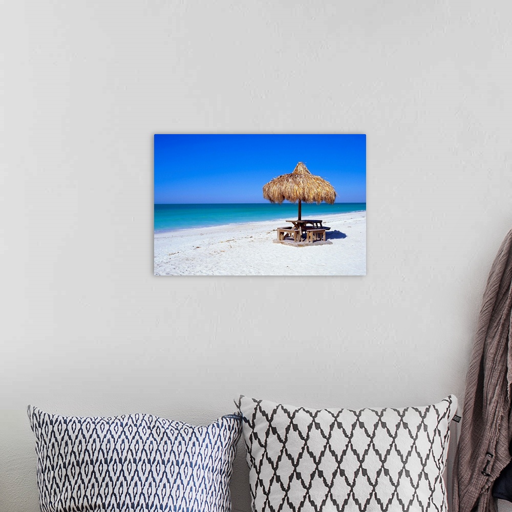A bohemian room featuring Gulf Coast beach, Longboat Key, Florida