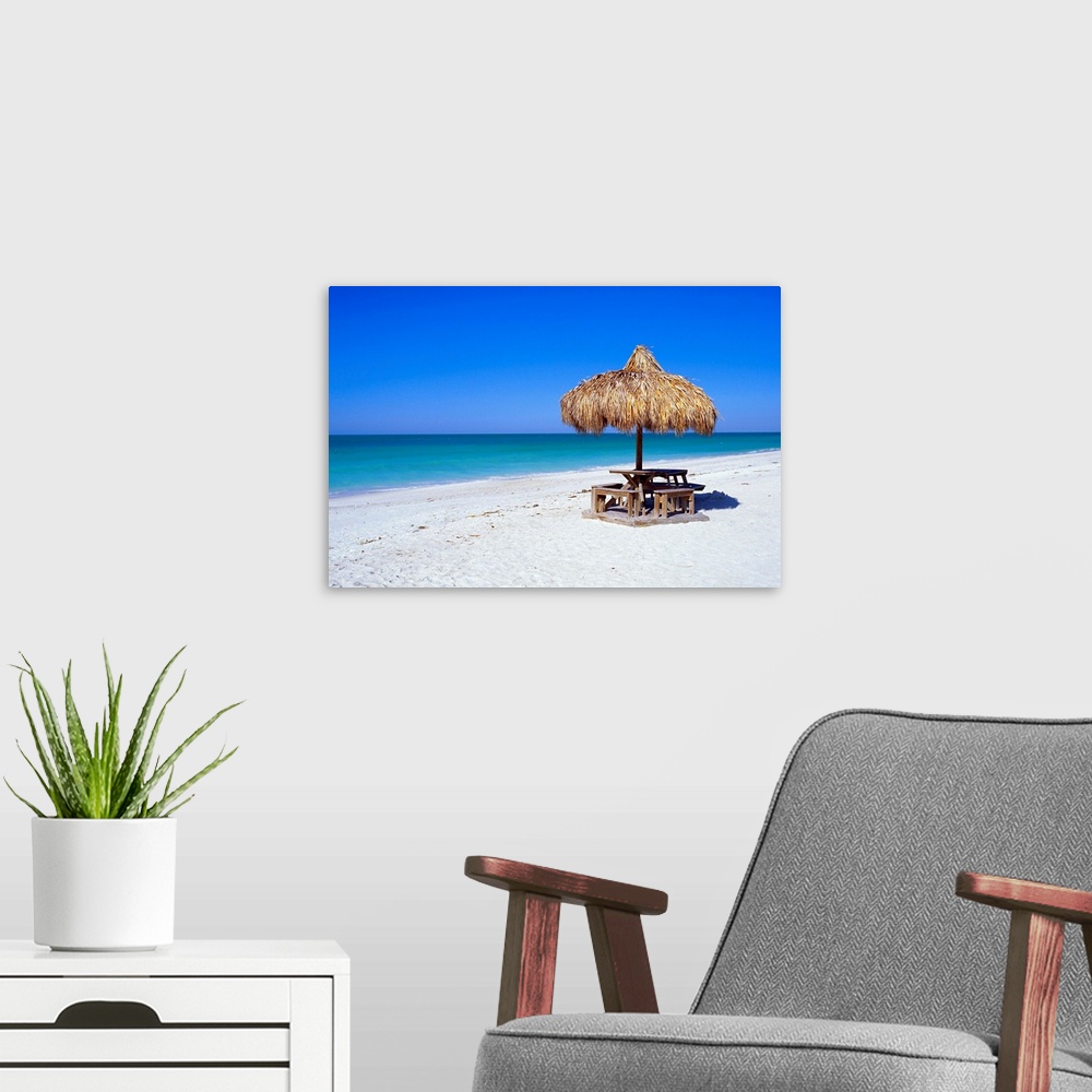 A modern room featuring Gulf Coast beach, Longboat Key, Florida