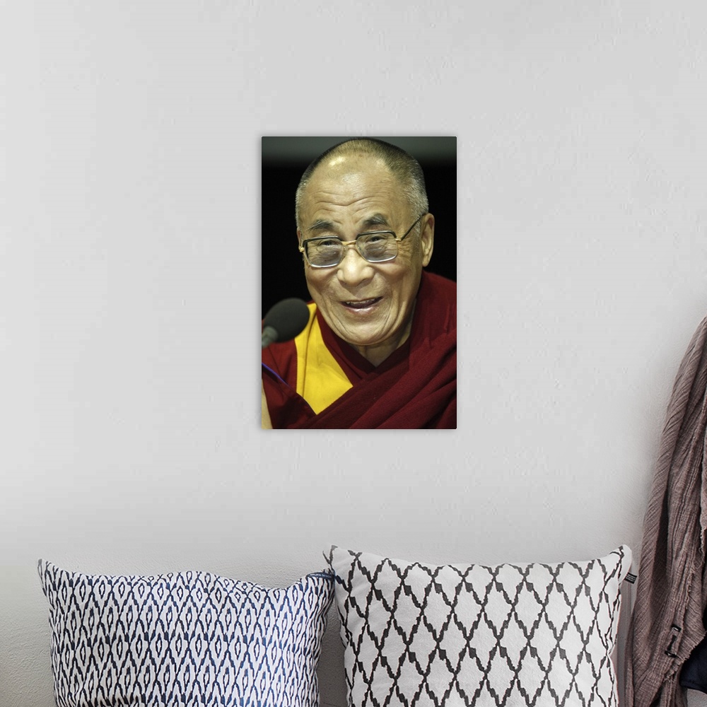 A bohemian room featuring H.H. Dalai Lama in Paris-Bercy, France, Europe.