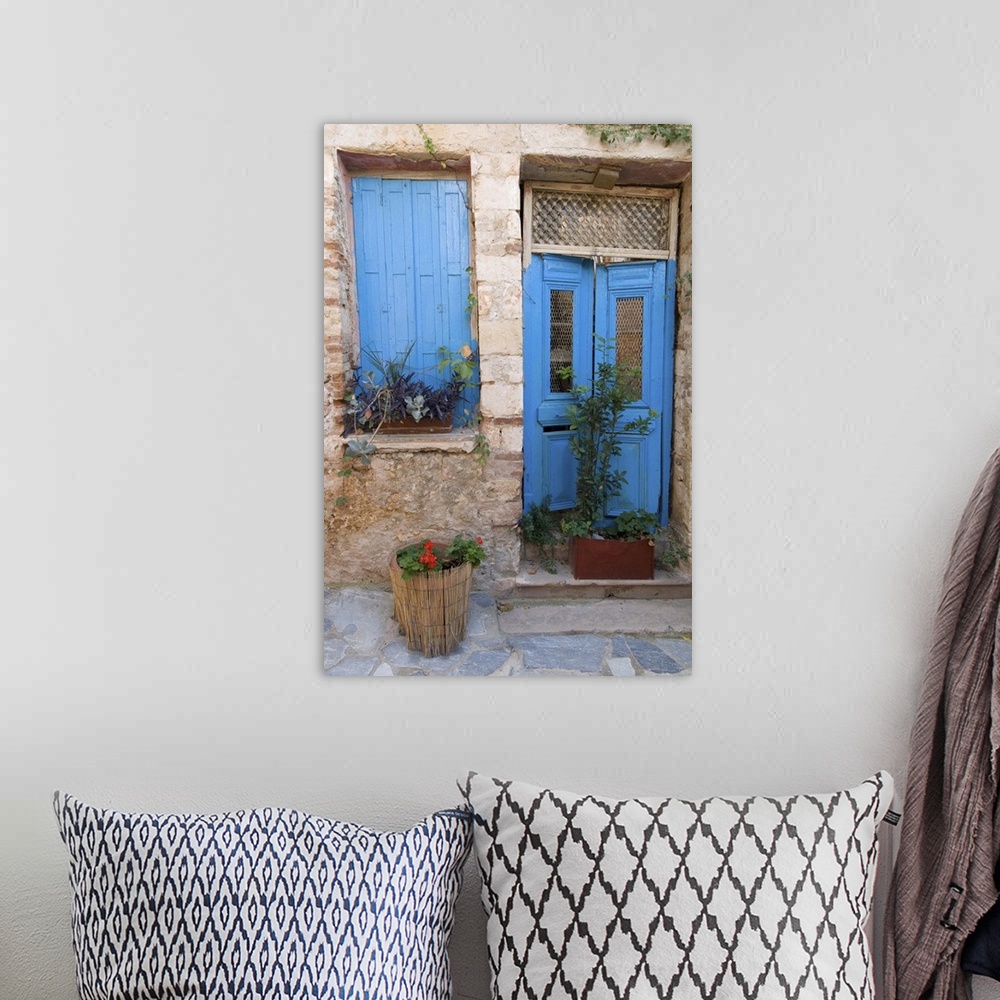 A bohemian room featuring Hania, Crete, Greek Islands, Greece, Europe