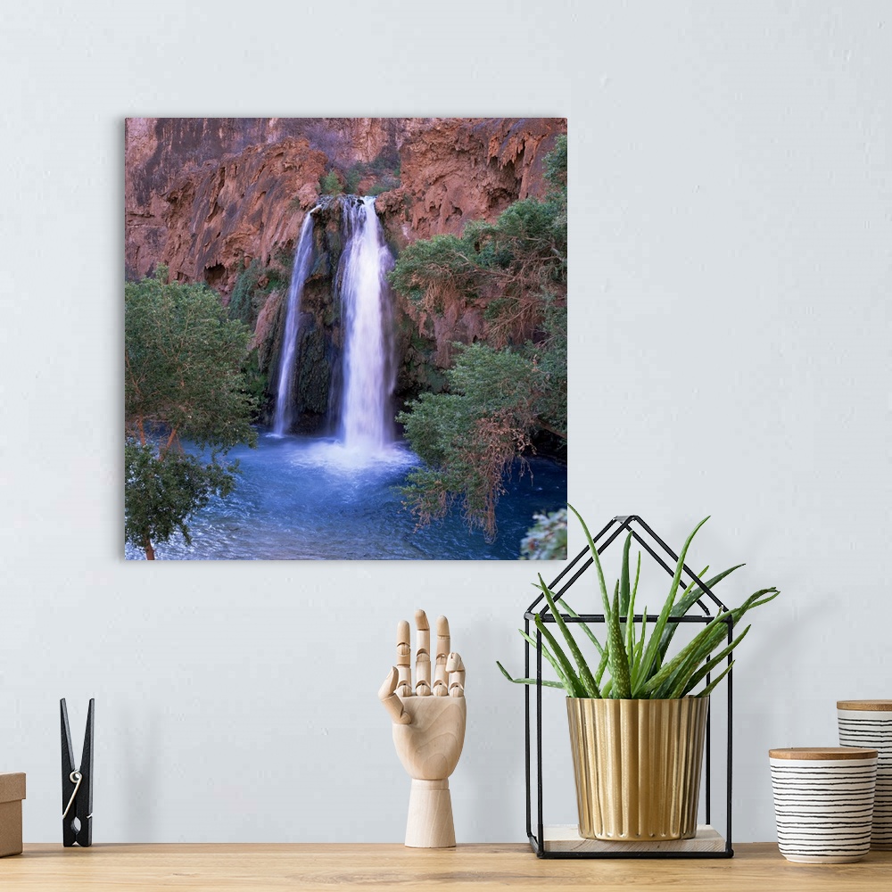 A bohemian room featuring Havasu Falls, Grand Canyon