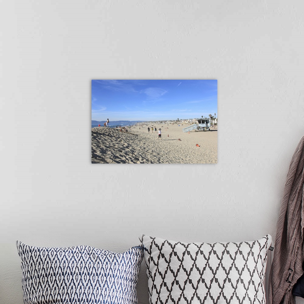 A bohemian room featuring Hermosa Beach, Los Angeles, California