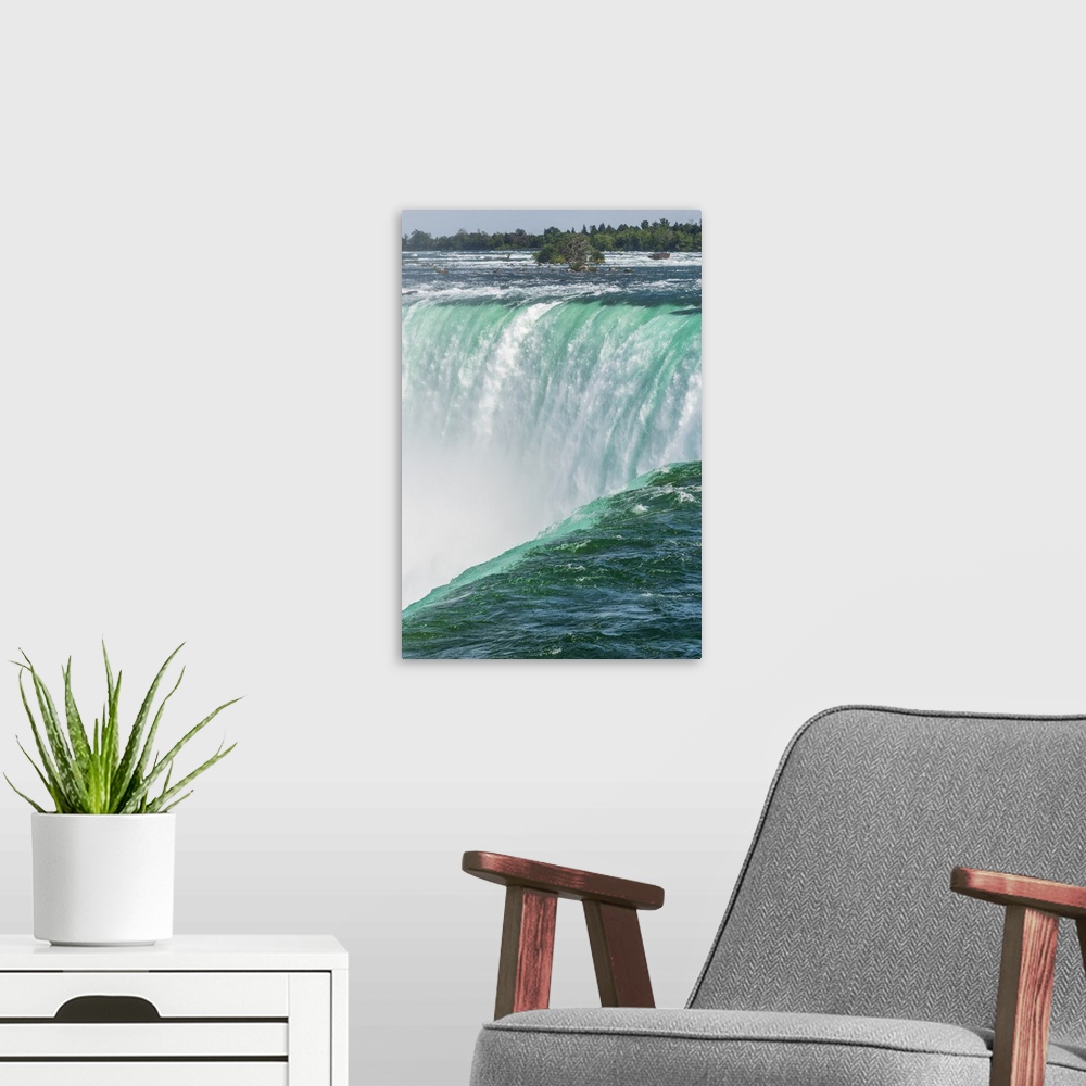 A modern room featuring Horseshoe Falls, Niagara Falls, Ontario, Canada, North America