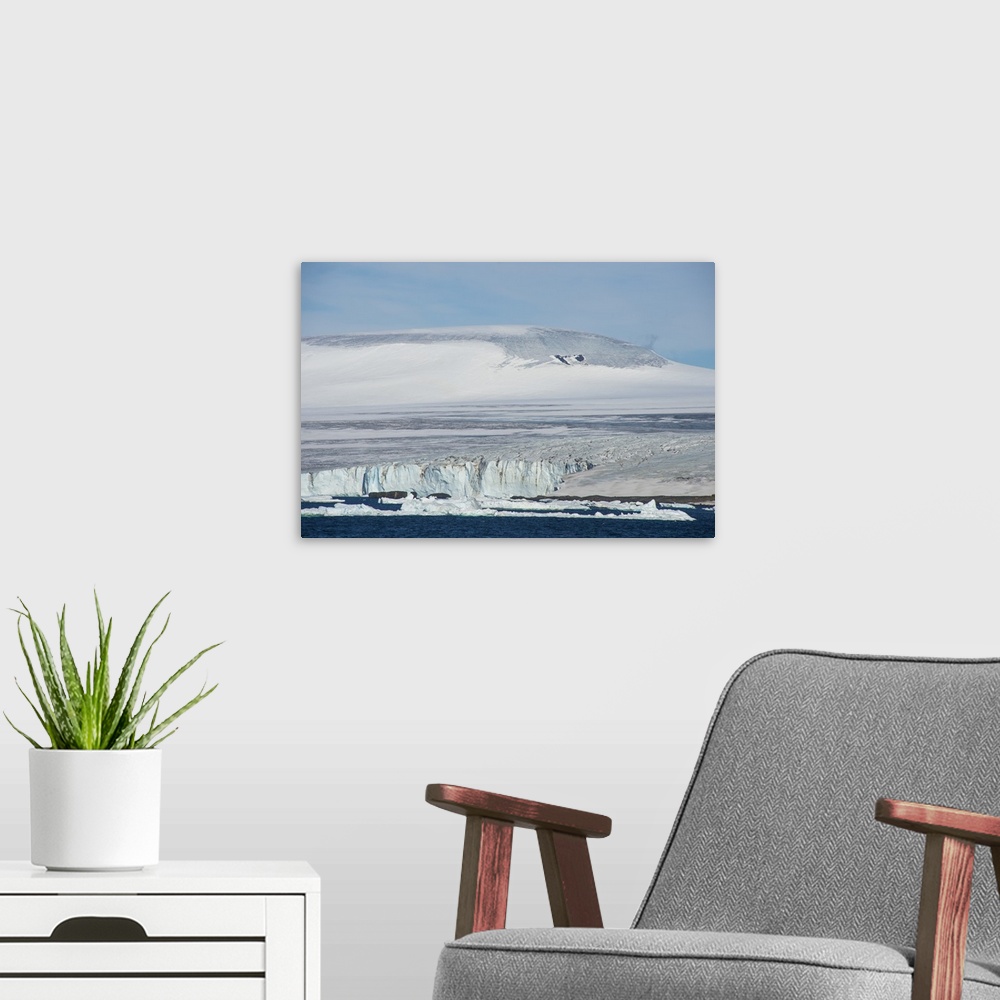 A modern room featuring Huge glaciers on Tabarin Peninsula, Antarctica, Polar Regions