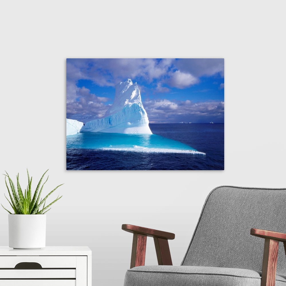 A modern room featuring Iceberg, Antartica.