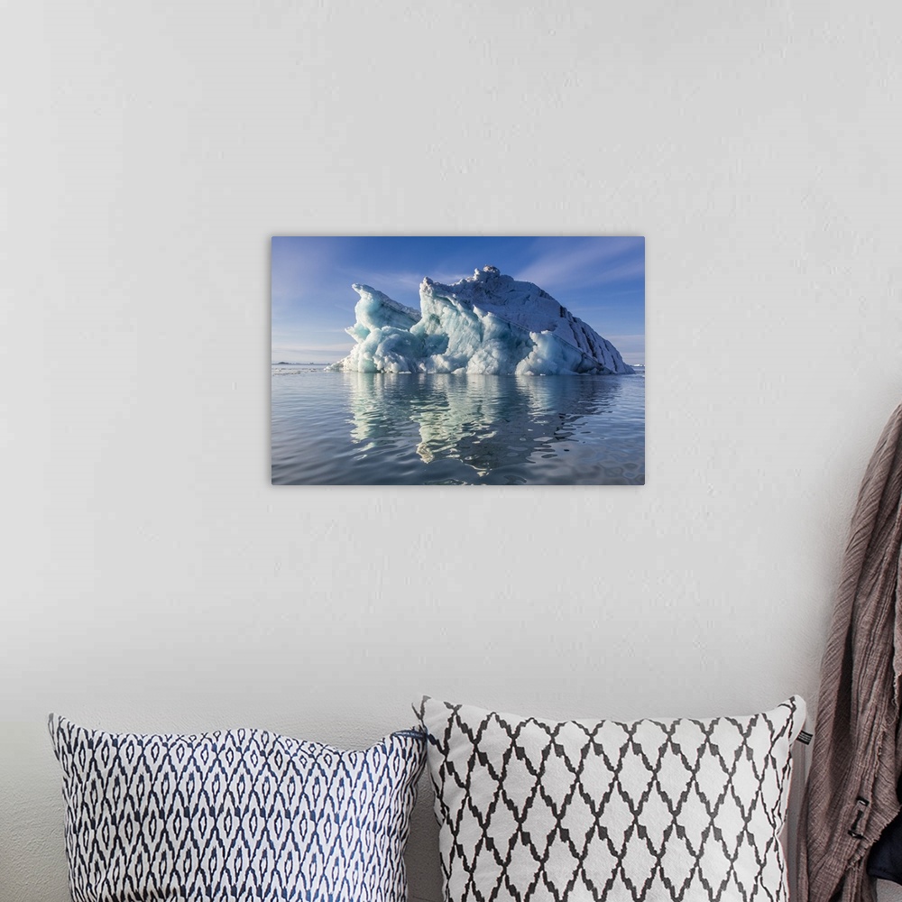 A bohemian room featuring Iceberg, Vikingbukta (Viking Bay), Scoresbysund, Northeast Greenland