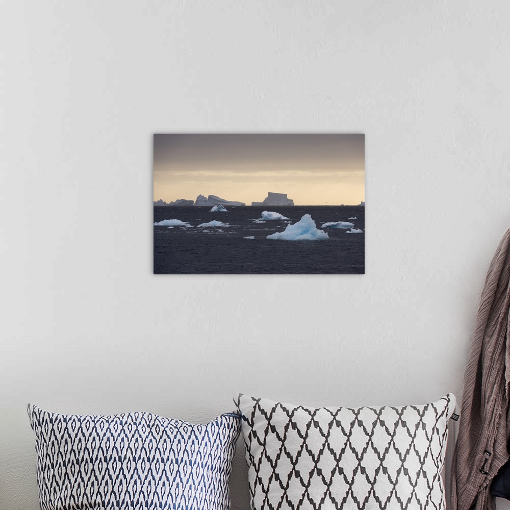 A bohemian room featuring Icebergs, Lemaire Channel, Antarctica