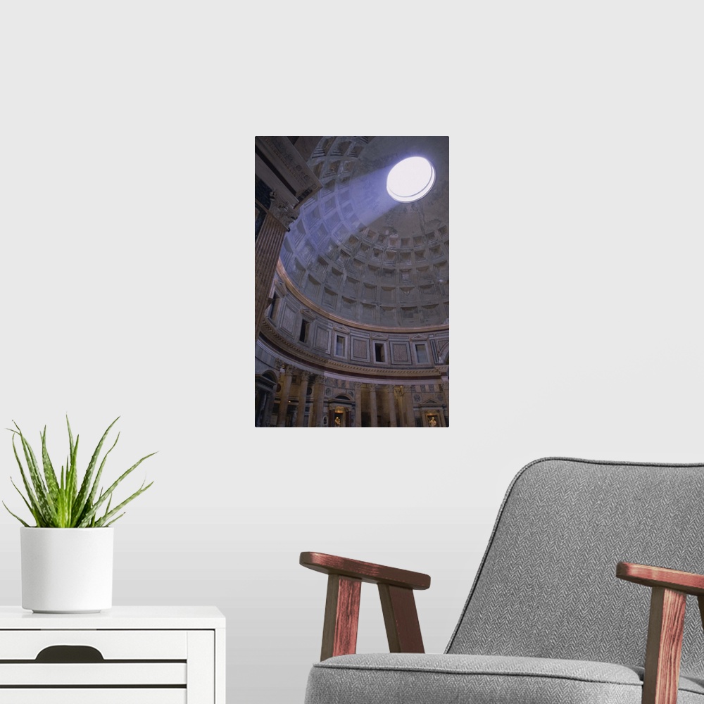 A modern room featuring Interior, the Pantheon, Rome, Lazio, Italy