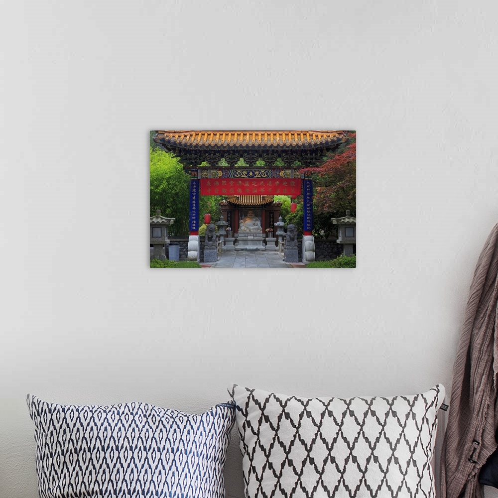 A bohemian room featuring International Buddhist Temple, Richmond, Vancouver, British Columbia, Canada, North America