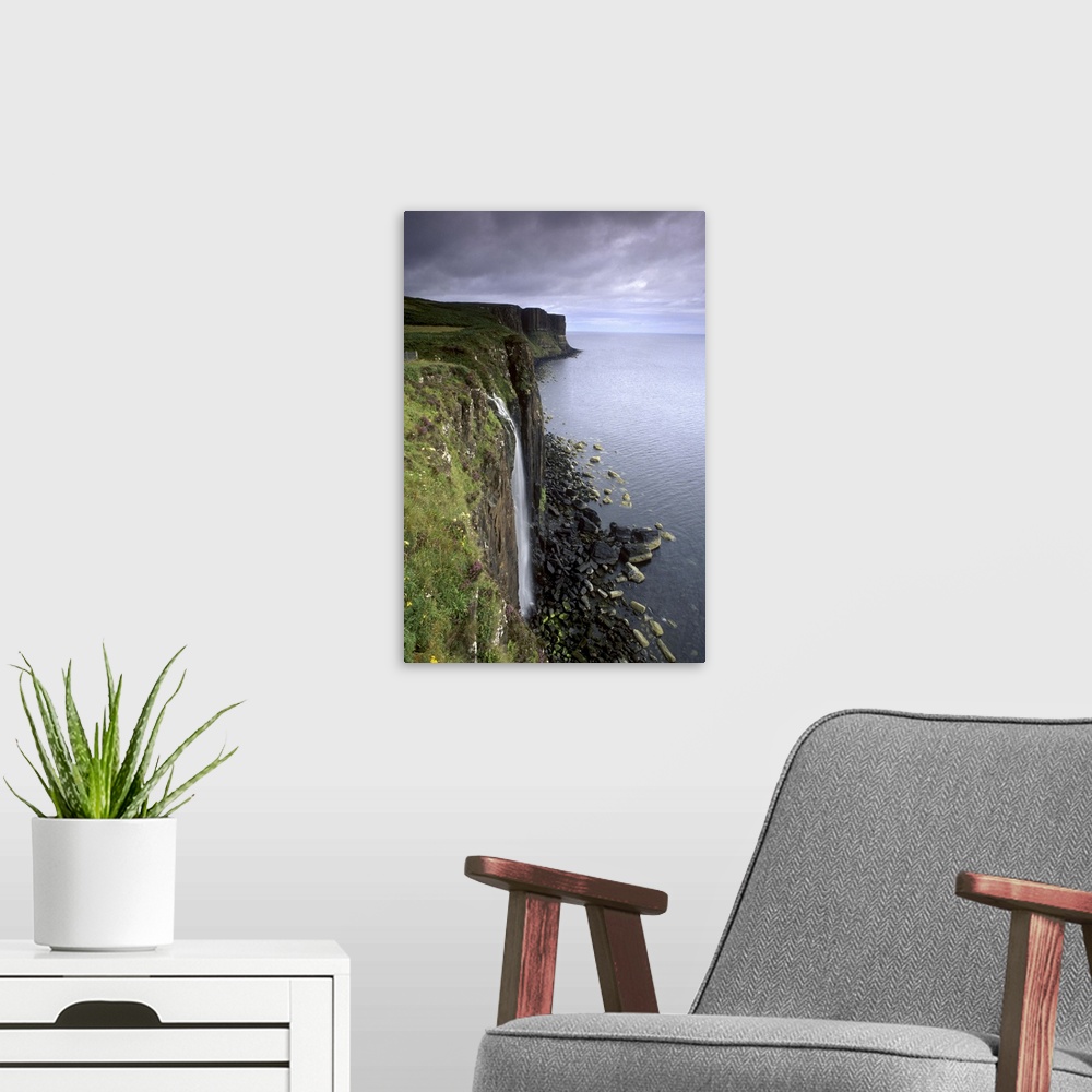 A modern room featuring Kilt Rock, Trotternish, Isle of Skye, Inner Hebrides, Scotland