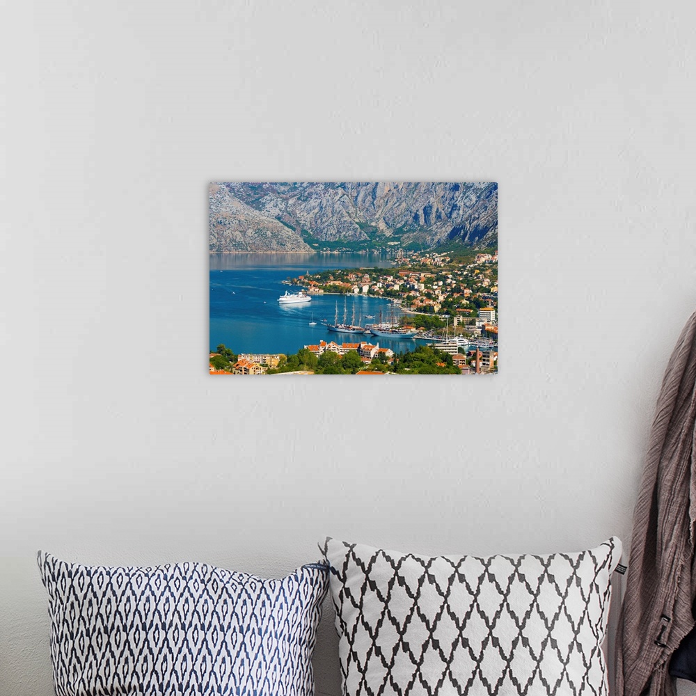 A bohemian room featuring Kotor, Bay of Kotor, Montenegro, Europe