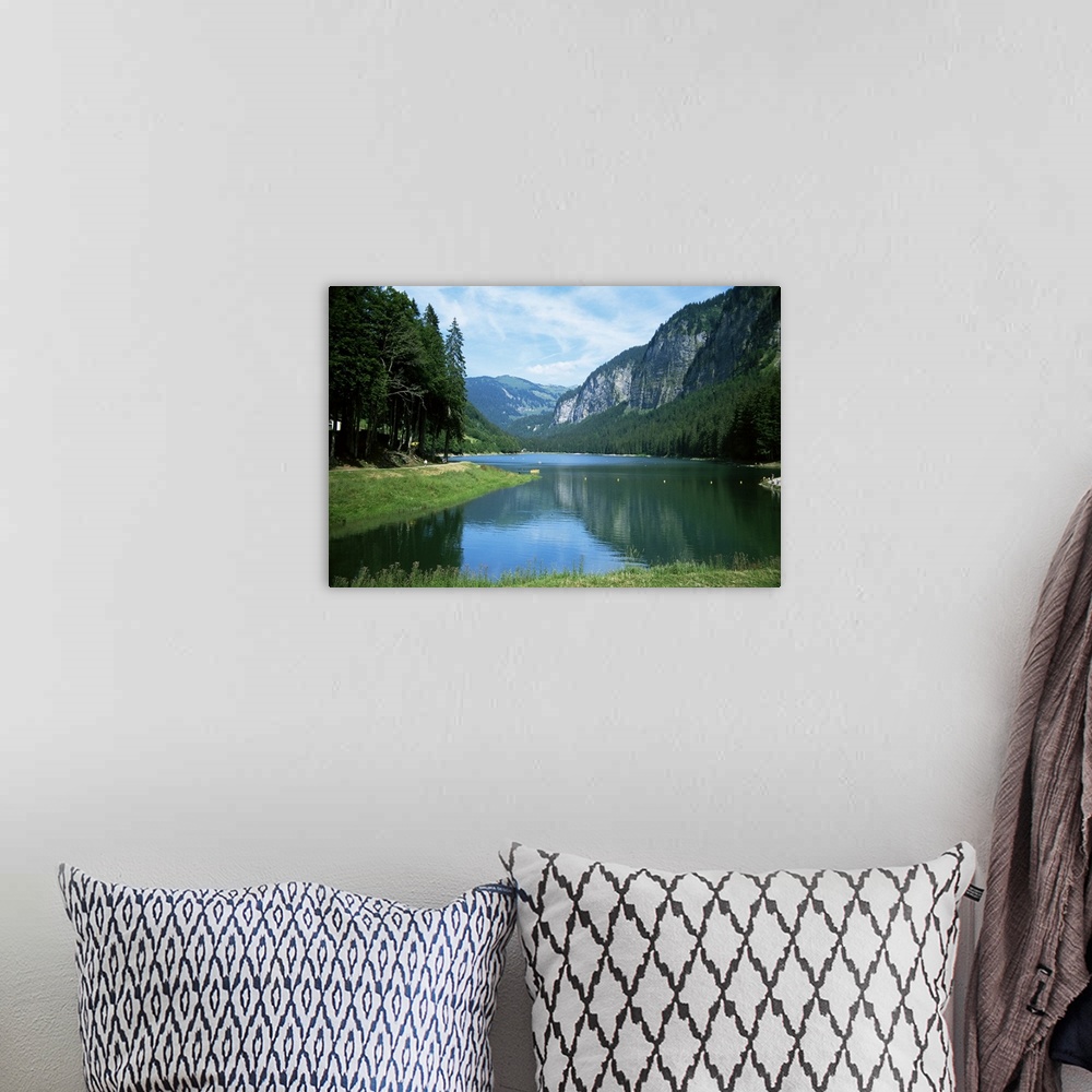 A bohemian room featuring Lac Montriond, Morzine, Rhone Alpes, France, Europe