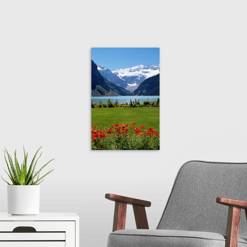 A modern room featuring Lake Louise, Banff National Park, UNESCO World Heritage Site, Alberta, Canada