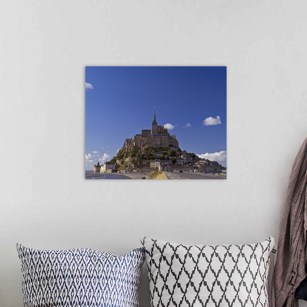 A bohemian room featuring Le Mont St. Michel, Normandy, France