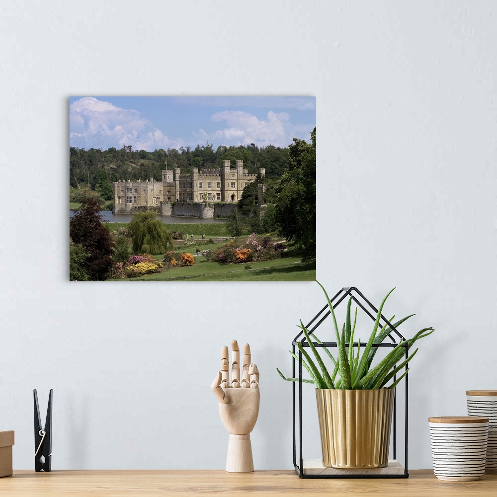 A bohemian room featuring Leeds Castle, Kent, England, UK