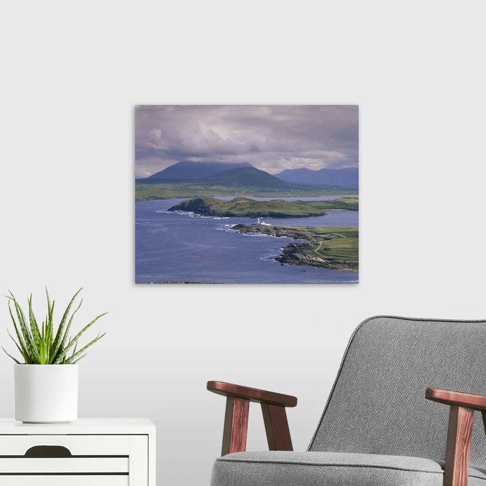 A modern room featuring Lighthouse, Beginish Island, County Kerry, Munster, Republic of Ireland