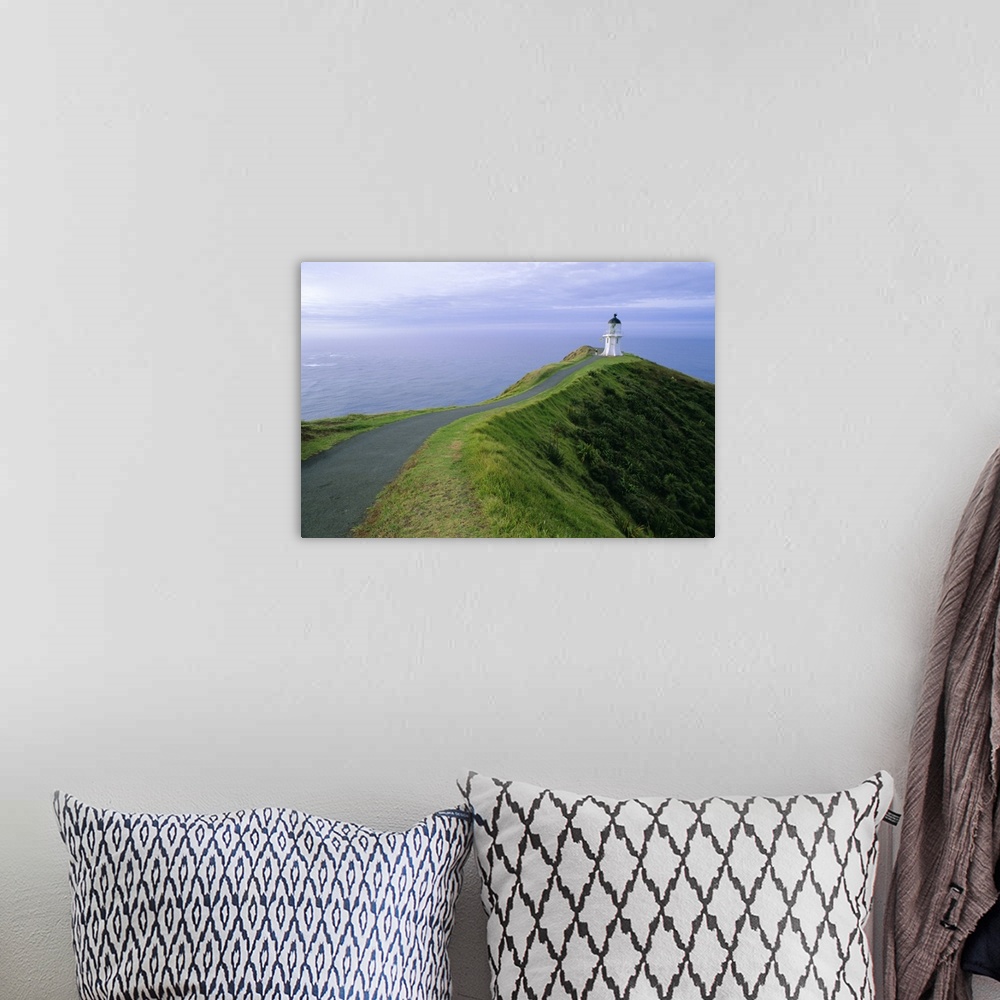 A bohemian room featuring Lighthouse, Cape Reinga, Northland, North Island, New Zealand, Pacific