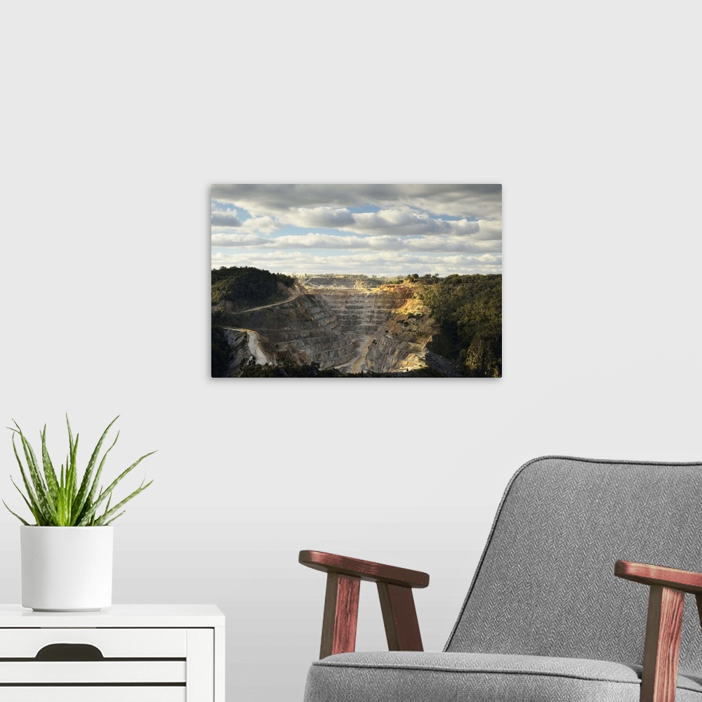 A modern room featuring Limestone Quarry at Bungonia, New South Wales, Australia, Pacific
