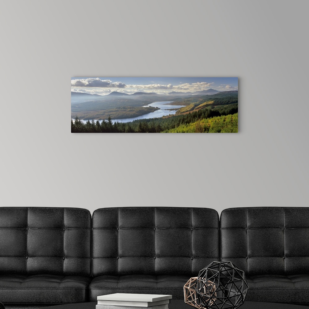 A modern room featuring Loch Garry and Glen Garry, near Fort Augustus, Highland region, Scotland