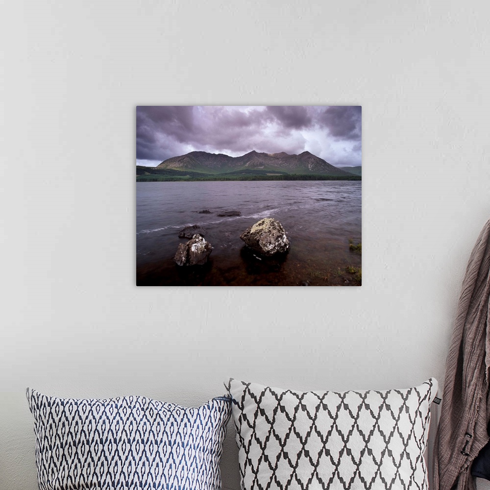 A bohemian room featuring Lough Inagh and Bencorr, County Galway, Connacht, Republic of Ireland