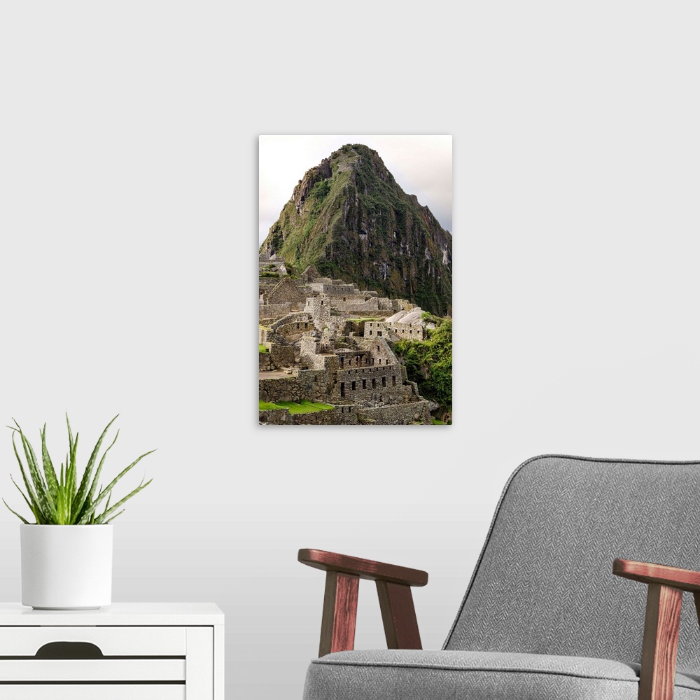 A modern room featuring Machu Picchu, near Aguas Calientes, Peru, South America