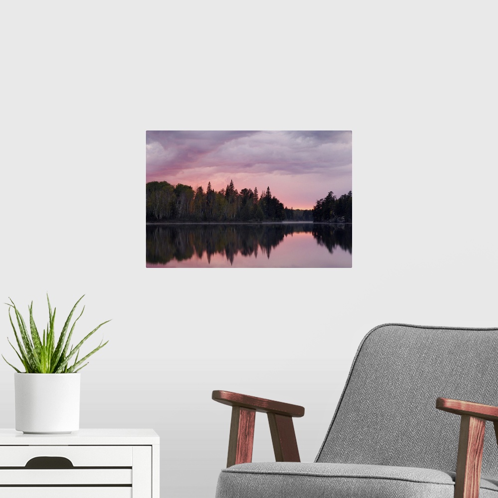 A modern room featuring Malberg Lake, Superior National Forest, Minnesota