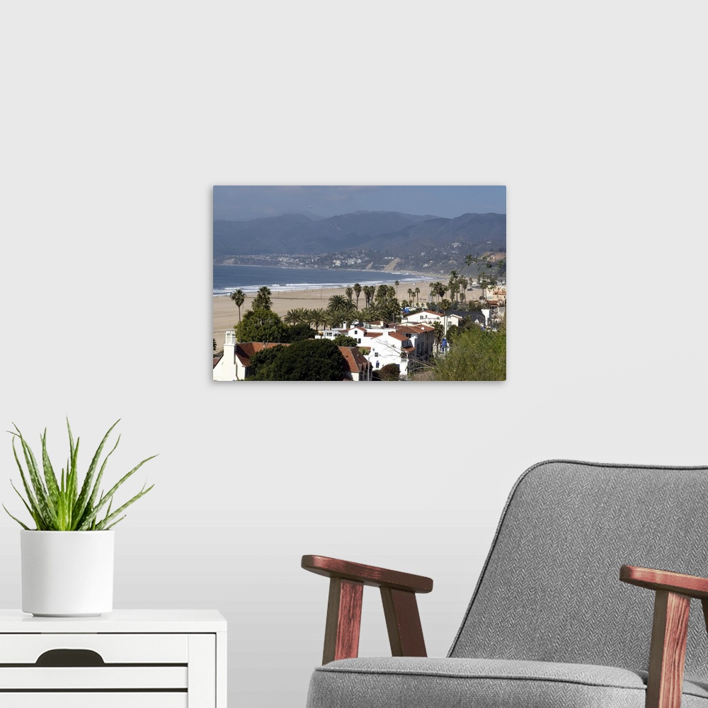 A modern room featuring Malibu, from Palisades Park, Santa Monica, California