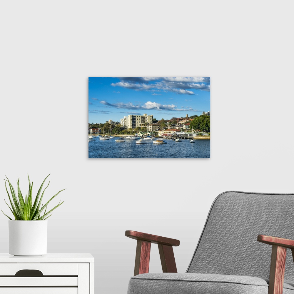A modern room featuring Manly harbour, Sydney, New South Wales, Australia