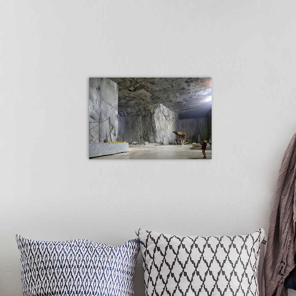 A bohemian room featuring Marble Cave of Fantiscritti, Carrara, Tuscany, Italy