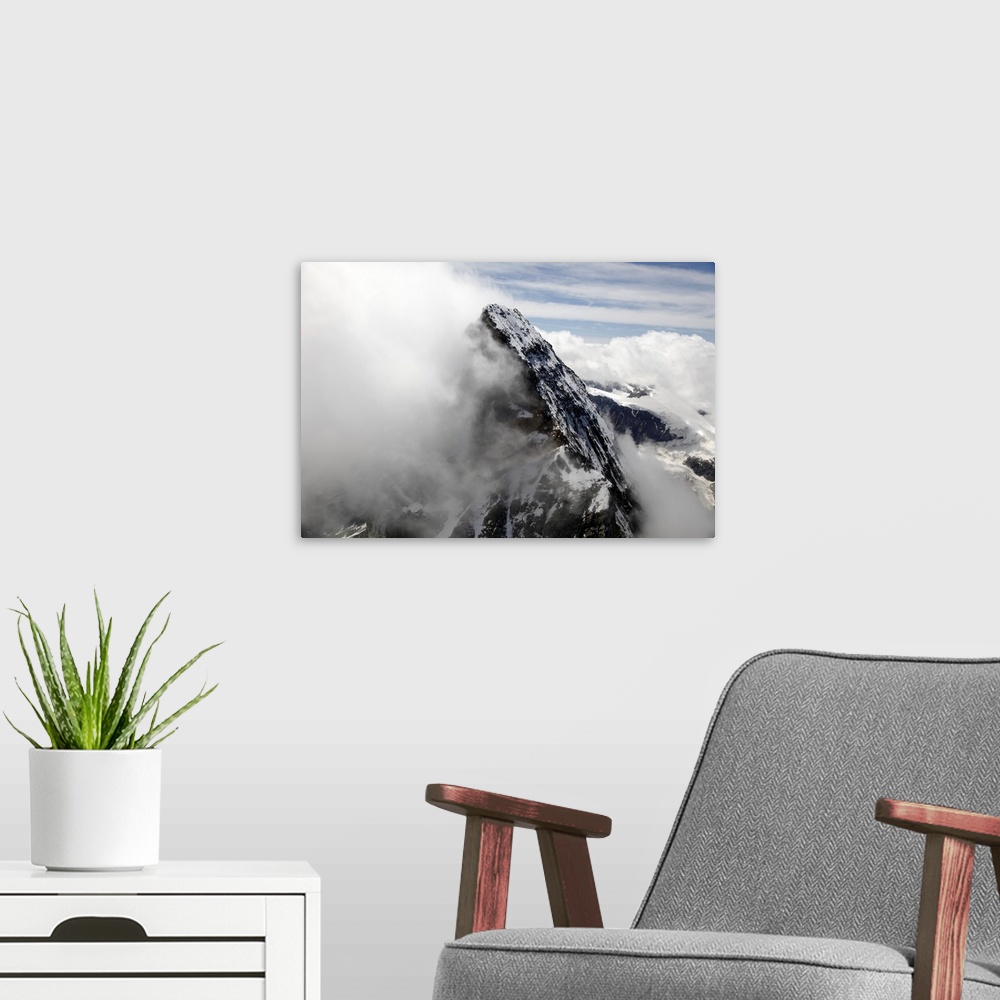 A modern room featuring Matterhorn, Zermatt, Valais, Swiss Alps, Switzerland