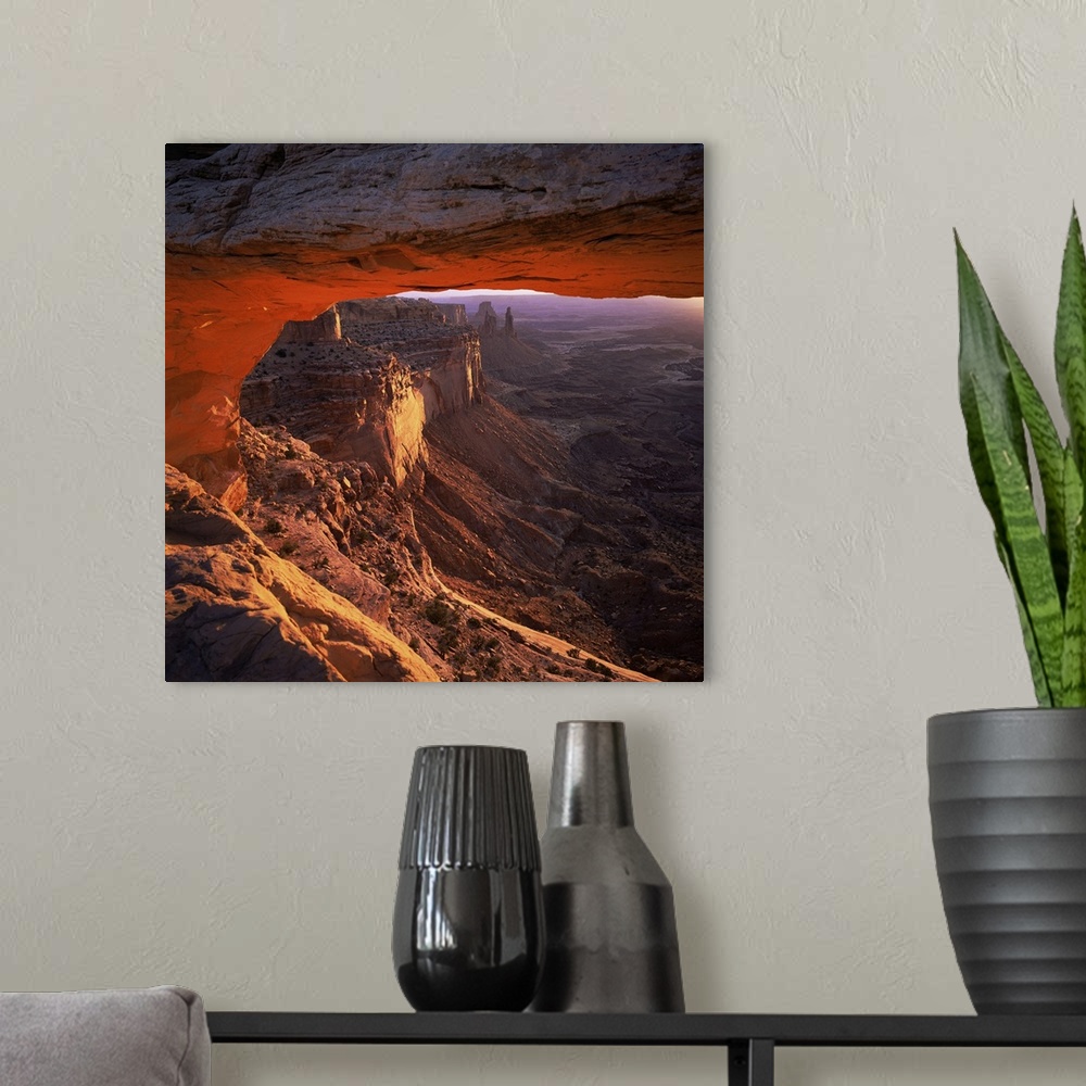 A modern room featuring Mesa Arch, Canyonlands National Park, Utah