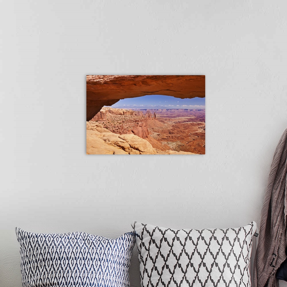 A bohemian room featuring Mesa Arch, Island in the Sky, Canyonlands National Park, Utah