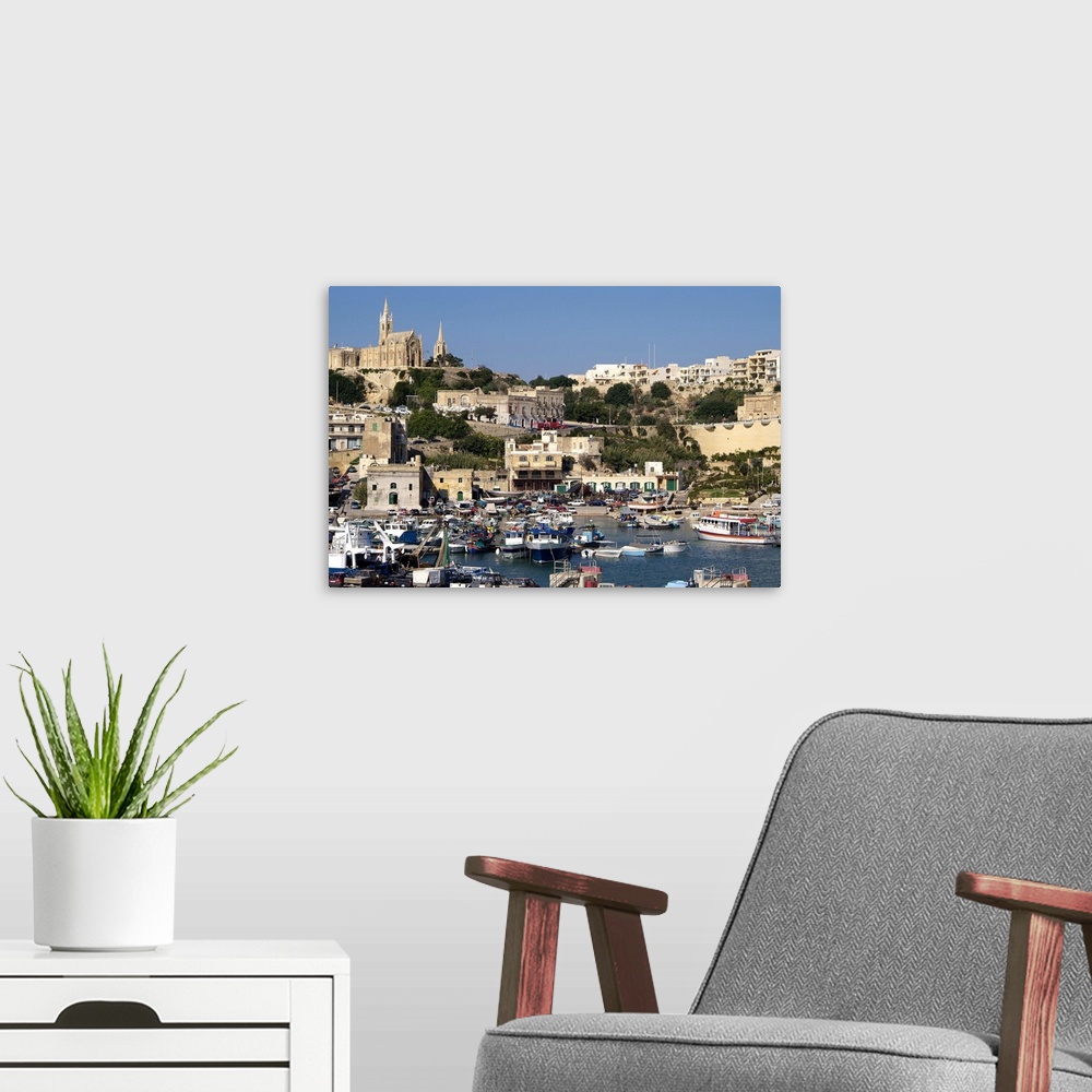 A modern room featuring Mgarr, Gozo, Malta, Mediterranean, Europe