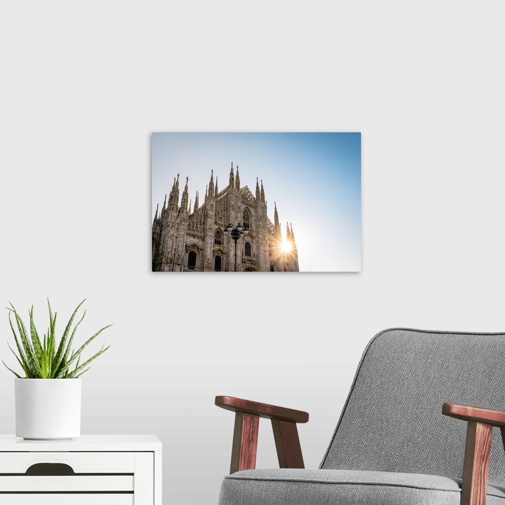 A modern room featuring Milan's Duomo, Milan, Lombardy, Italy