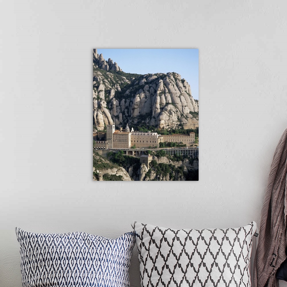 A bohemian room featuring Monastery of Montserrat, Catalonia, Spain