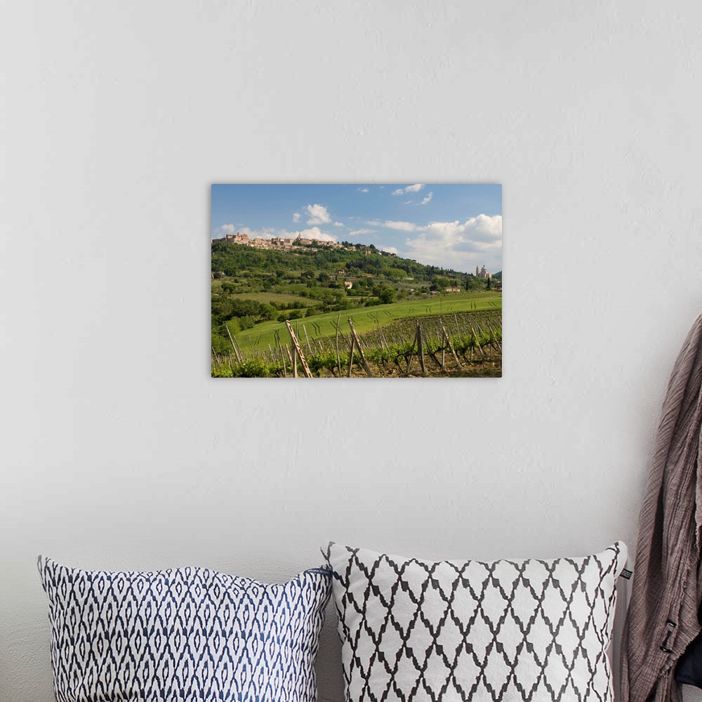 A bohemian room featuring Montepulciano, Val d'Orcia, Siena province, Tuscany, Italy, Europe