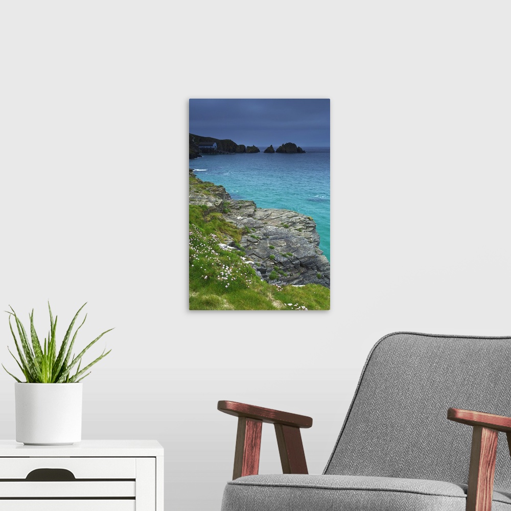 A modern room featuring Mother Ivey's Bay, Padstow, Cornwall, England, United Kingdom, Europe