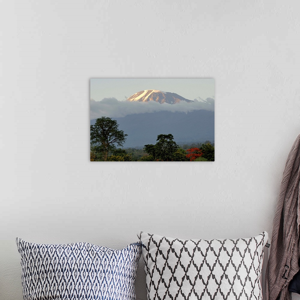 A bohemian room featuring Mount Kilimanjaro, Tanzania, East Africa, Africa