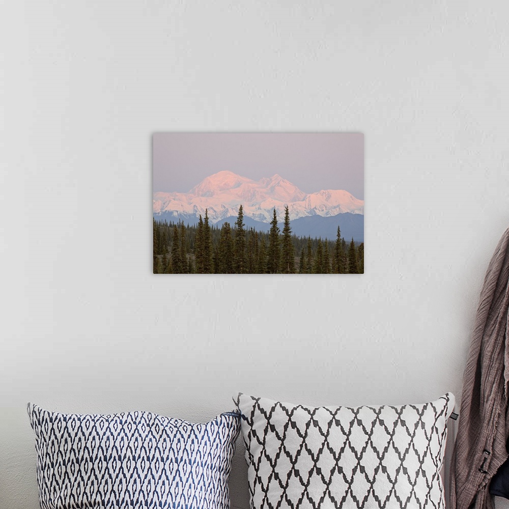 A bohemian room featuring Mount McKinley (Mount Denali), Denali Highway, Alaska