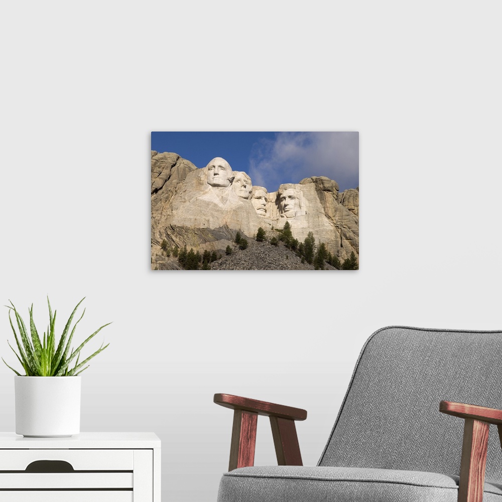 A modern room featuring Mount Rushmore, Keystone, Black Hills, South Dakota