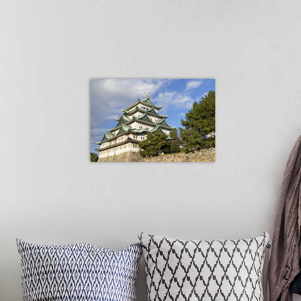 A bohemian room featuring Nagoya Castle, Nagoya, Honshu, Japan, Asia