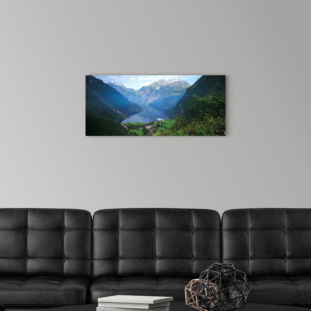 A modern room featuring Norway, Western Fjords, Geiranger Fjord.