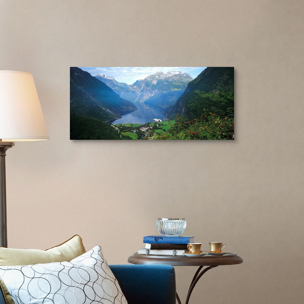 A traditional room featuring Norway, Western Fjords, Geiranger Fjord.