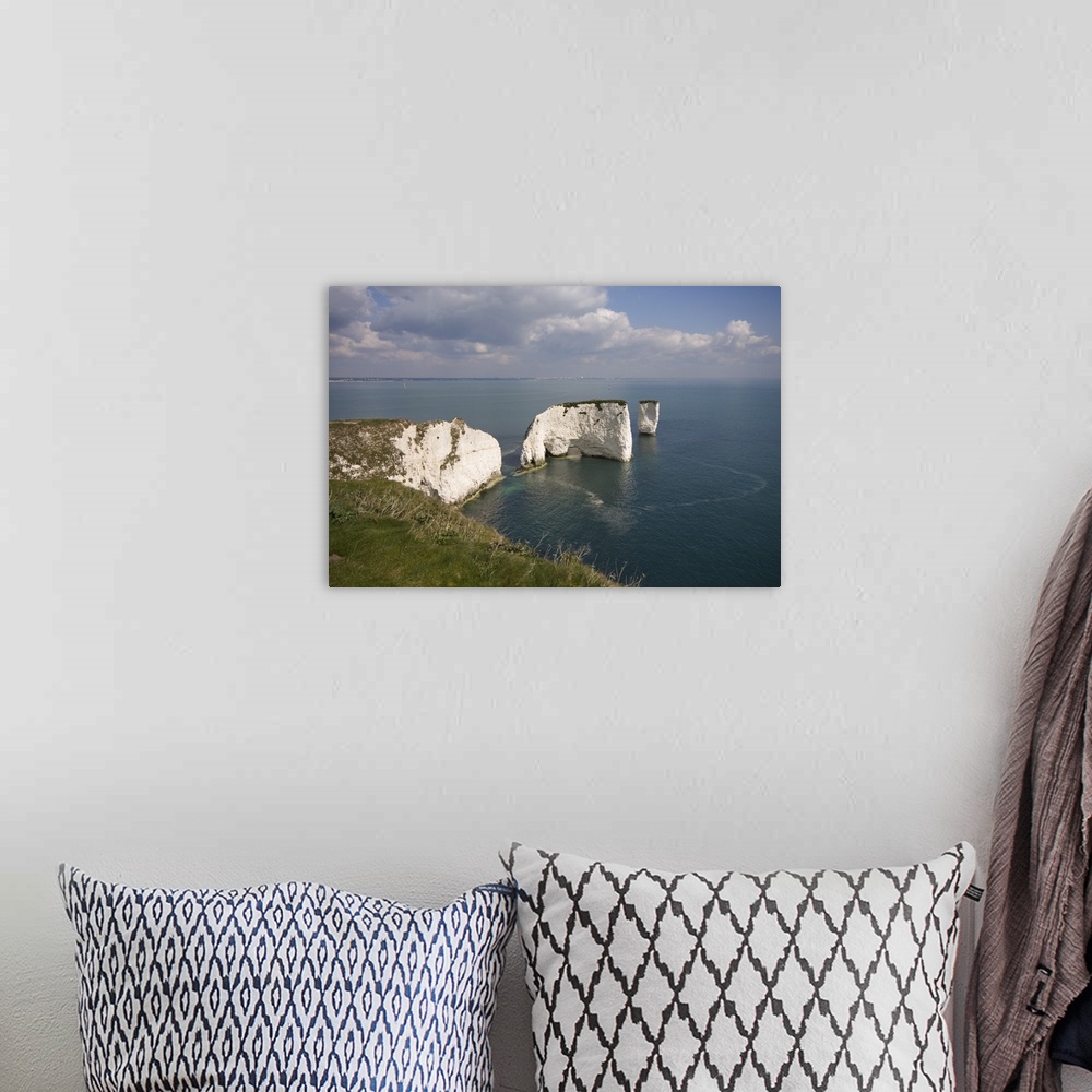A bohemian room featuring Old Harry Rocks, The Foreland or Handfast Point, Studland, Dorset, England