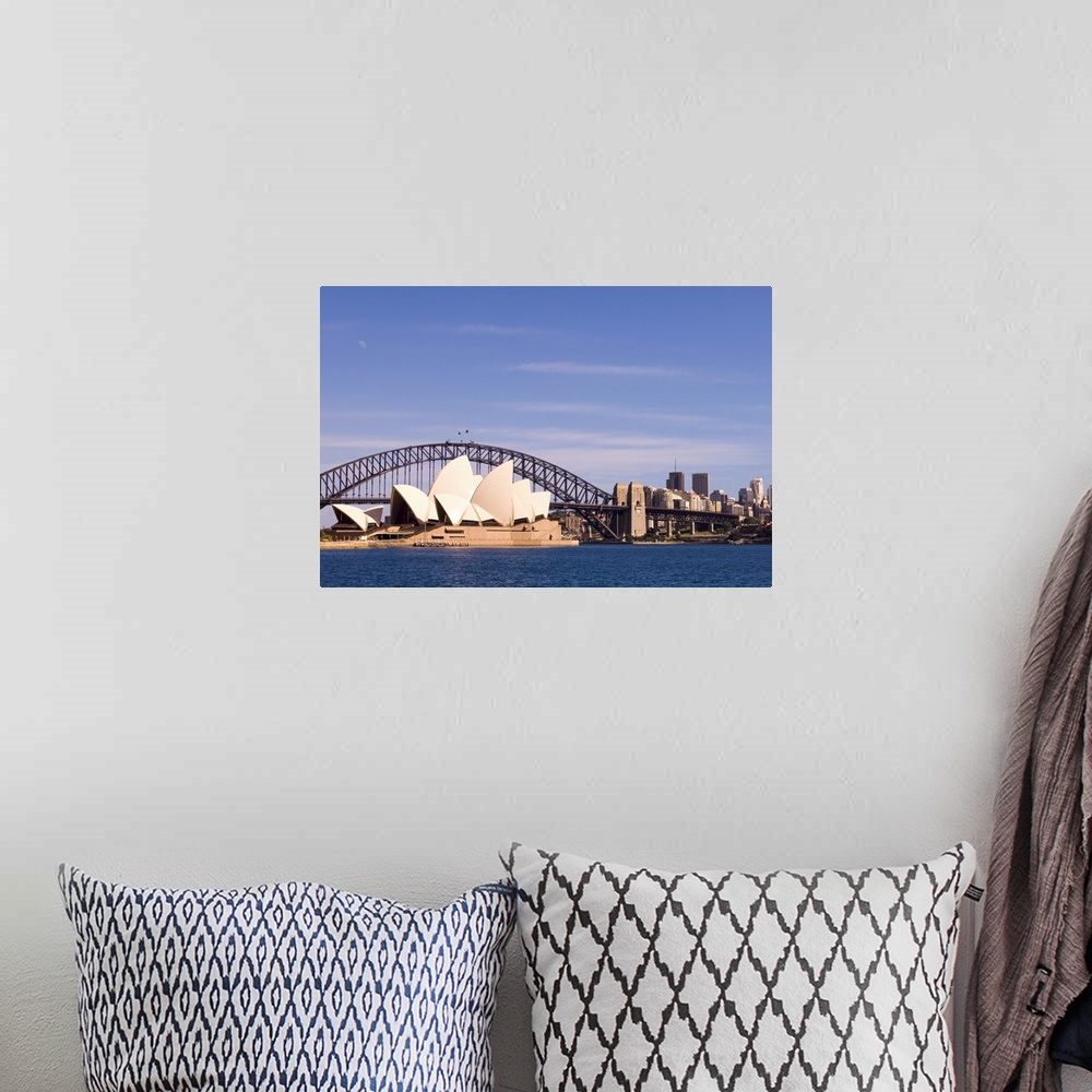A bohemian room featuring Opera House and Harbour Bridge, Sydney, New South Wales, Australia, Pacific