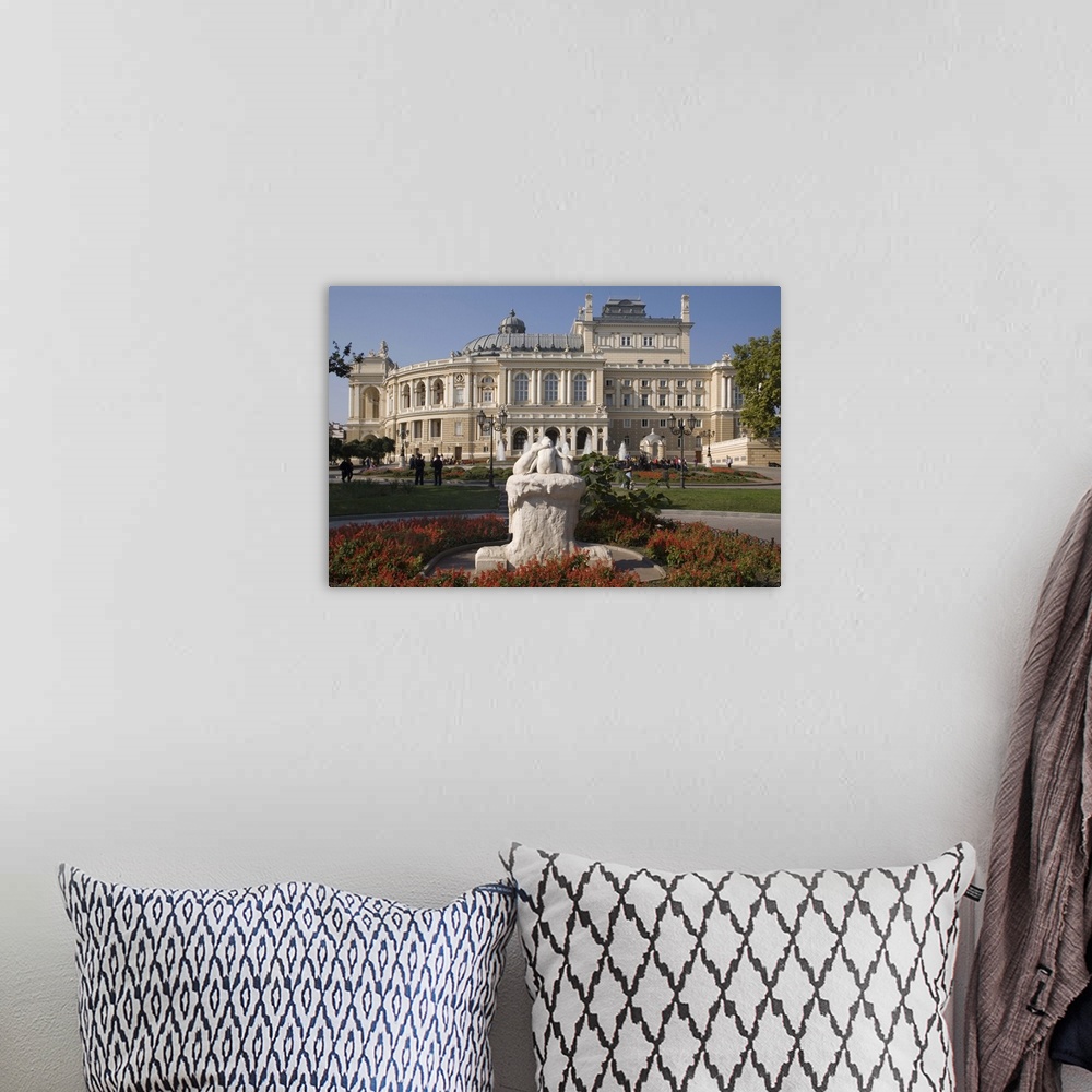 A bohemian room featuring Opera House, Odessa, Ukraine, Europe