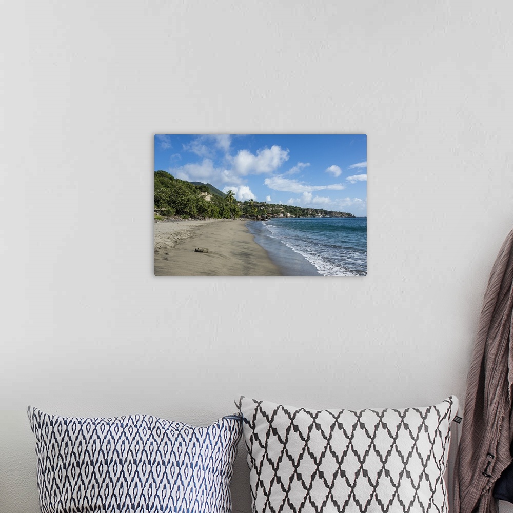 A bohemian room featuring Oranjestad beach, St. Eustatius, Statia, Netherland Antilles, West Indies, Caribbean