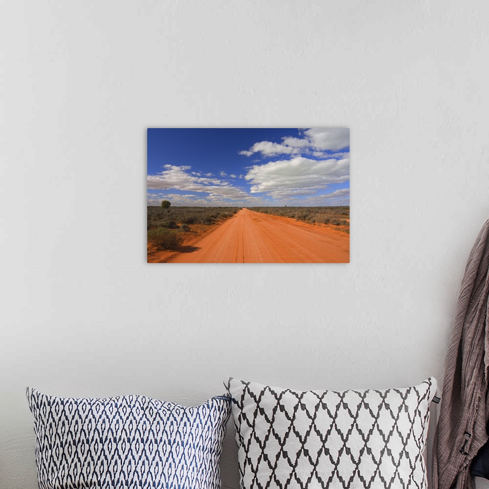 A bohemian room featuring Outback road, Menindee, New South Wales, Australia, Pacific