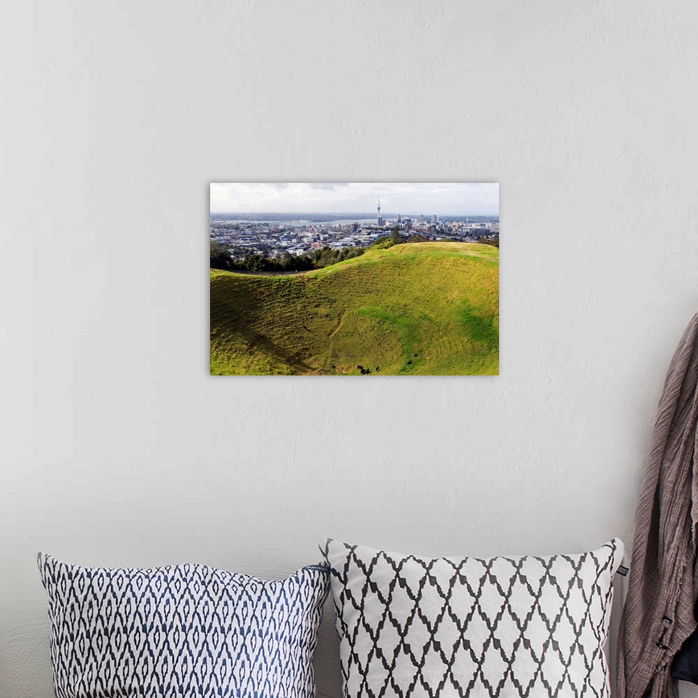 A bohemian room featuring Panoramic city view, Auckland, North Island, New Zealand
