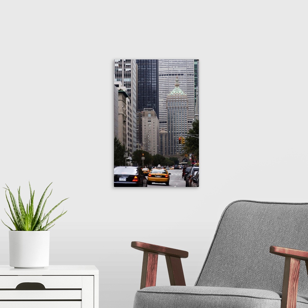 A modern room featuring Park Avenue, Manhattan, New York City, New York, United States of America, North America